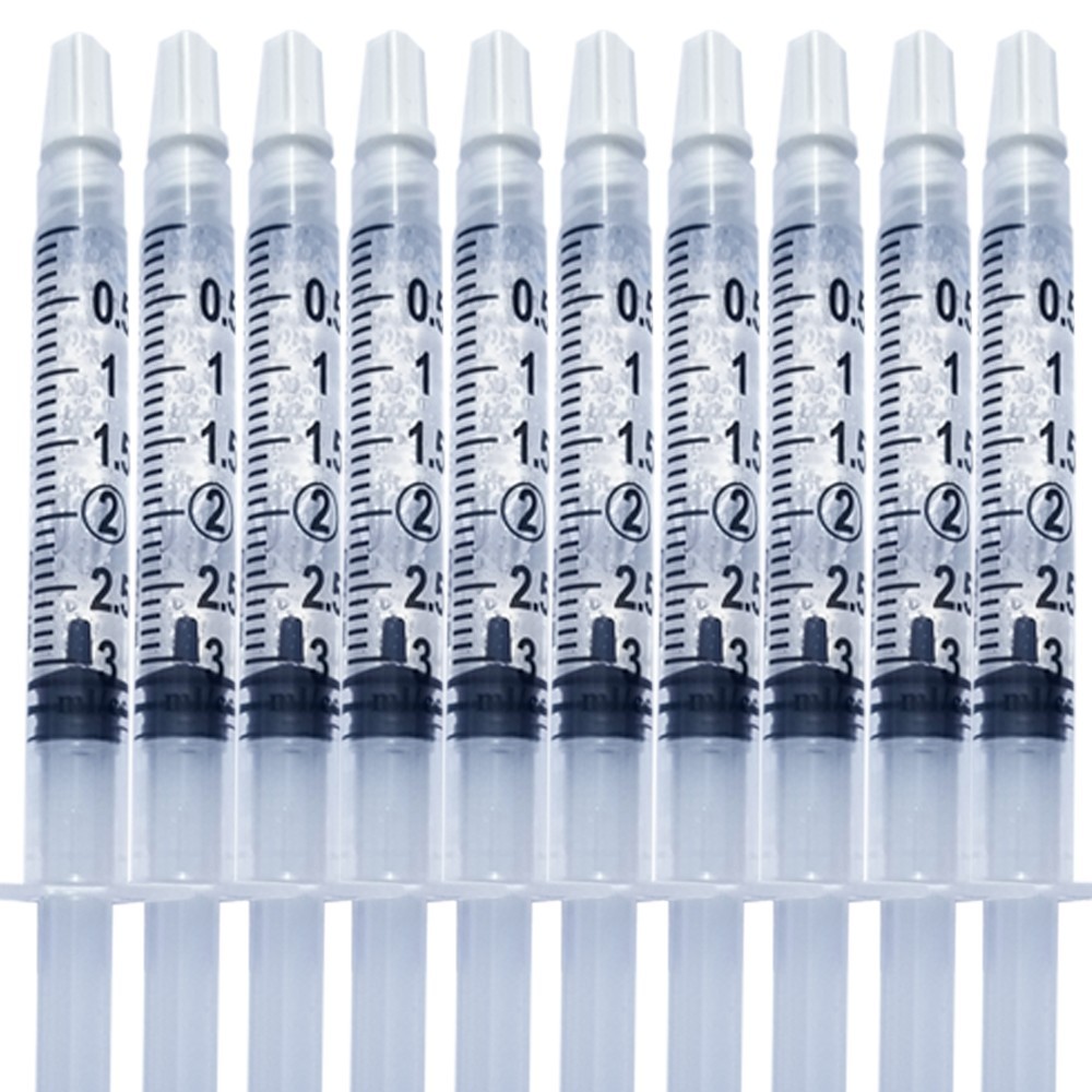 Teeth Whitening Gel Syringes 44% Tooth Bleaching 10pcs Dental Kit White Teeth
