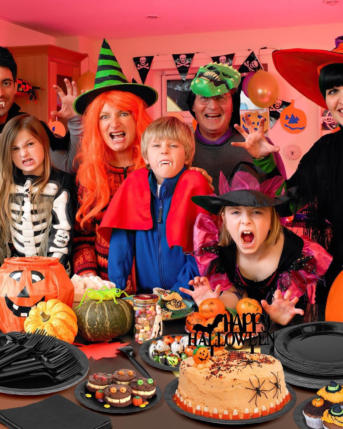 120 Pcs Party Tableware: Plates, Napkins & Forks for All Occasions