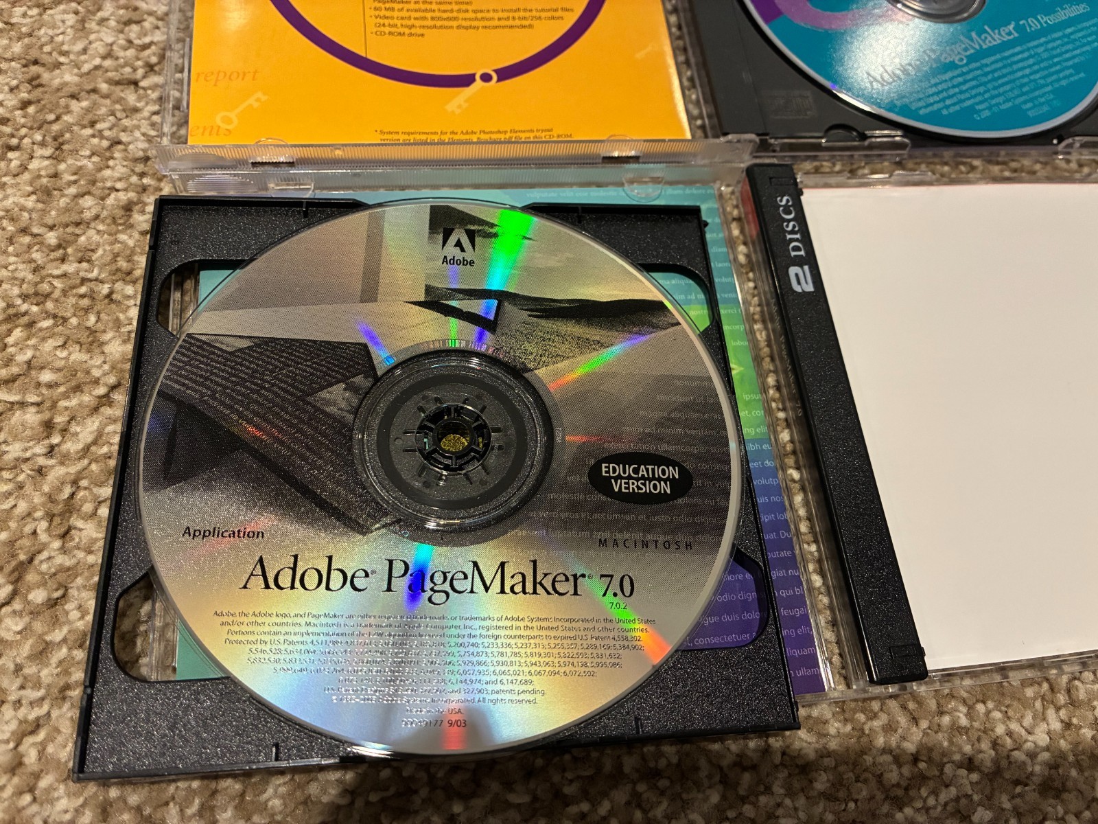 Adobe PageMaker 7.0 - Macintosh MAC Education Version with Serial Number Key!