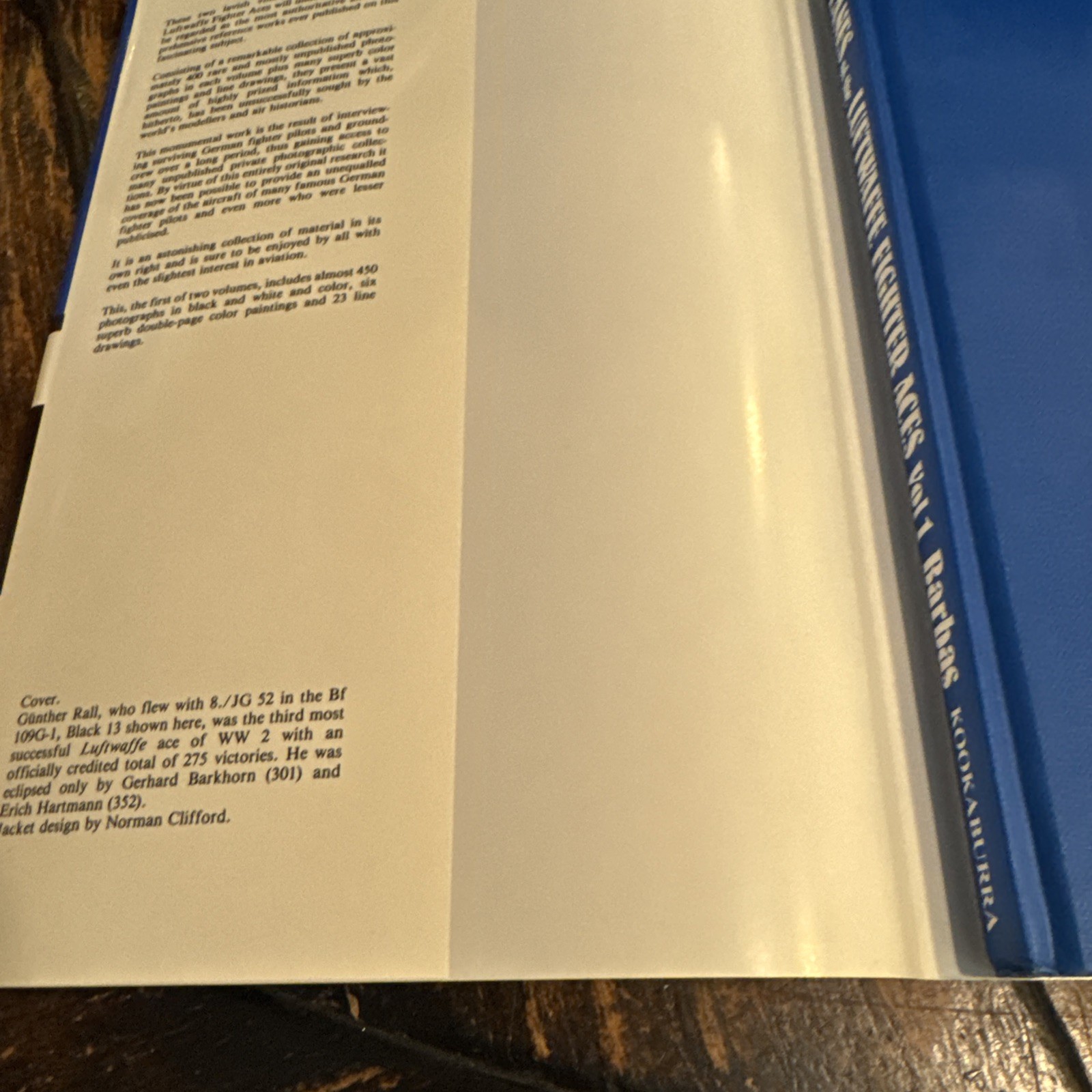 WW2 German Planes of the Luftwaffe Fighter Aces Vol 1 Hardcover Reference Book