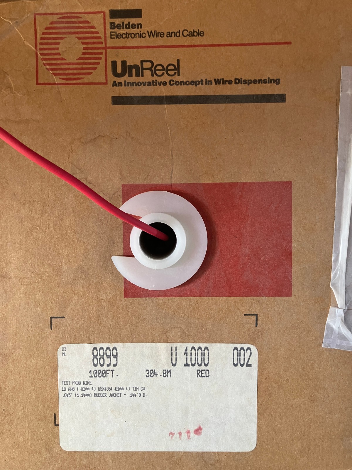 15ft each Black+ Red EPDM Rubber High Voltage 18 AWG Belden 8899 Test Lead Wire