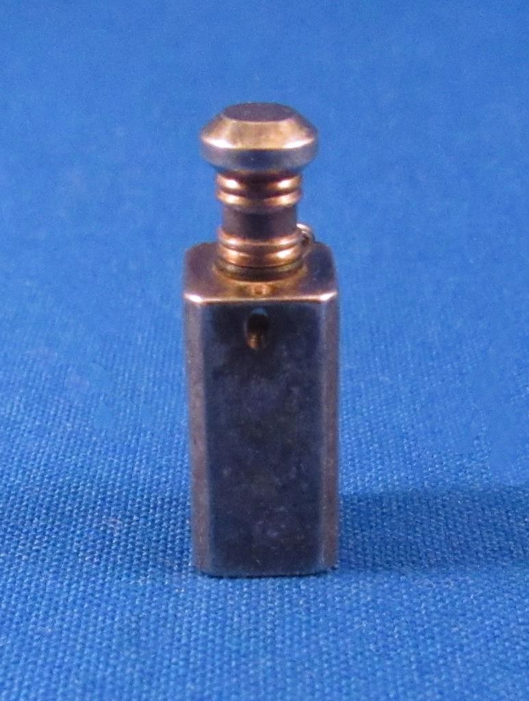 Vintage Small Classic .925 STERLING SILVER Chatelaine Perfume Scent Bottle