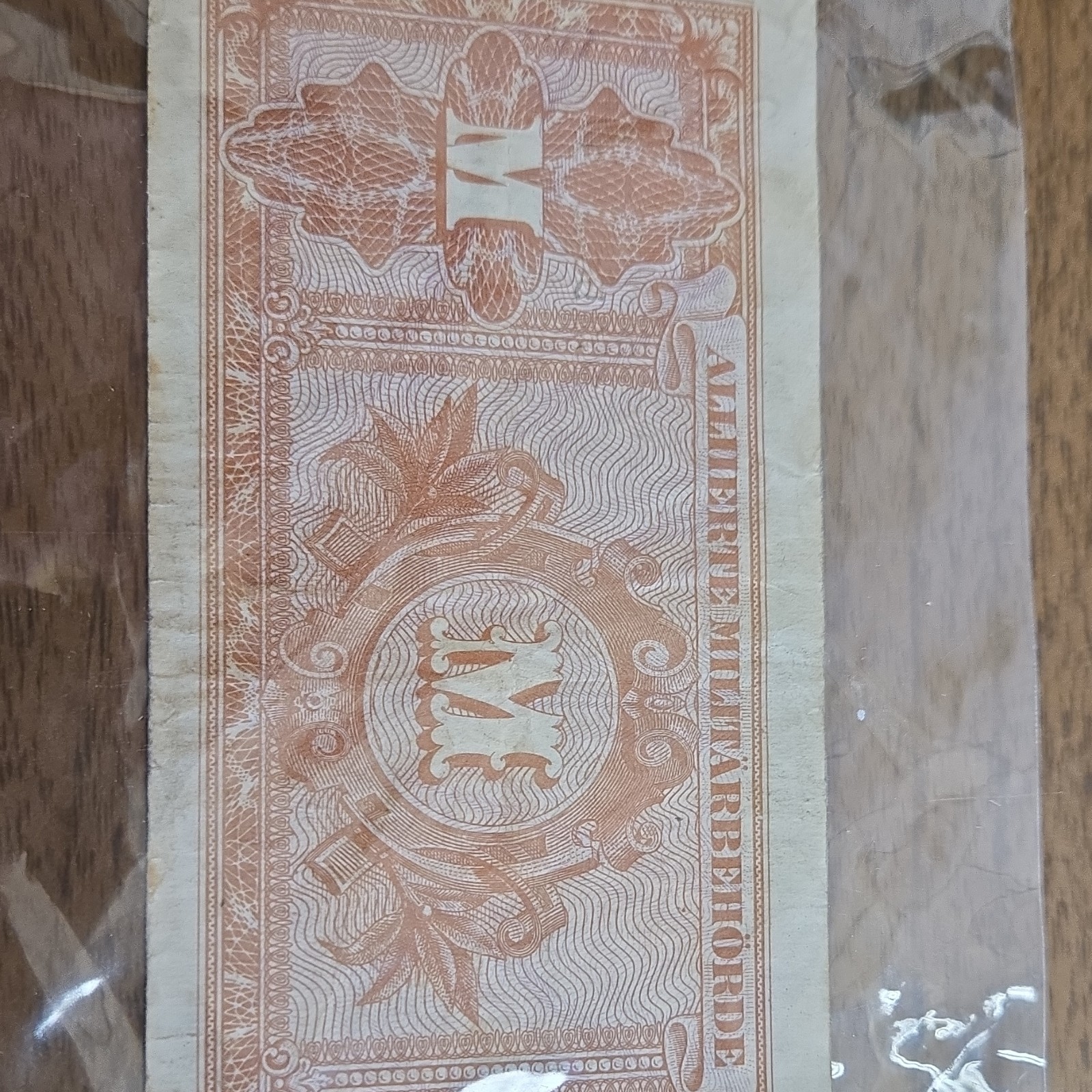 Allied Military Authority 20 Mark Military Currency Germany 1944 Banknote