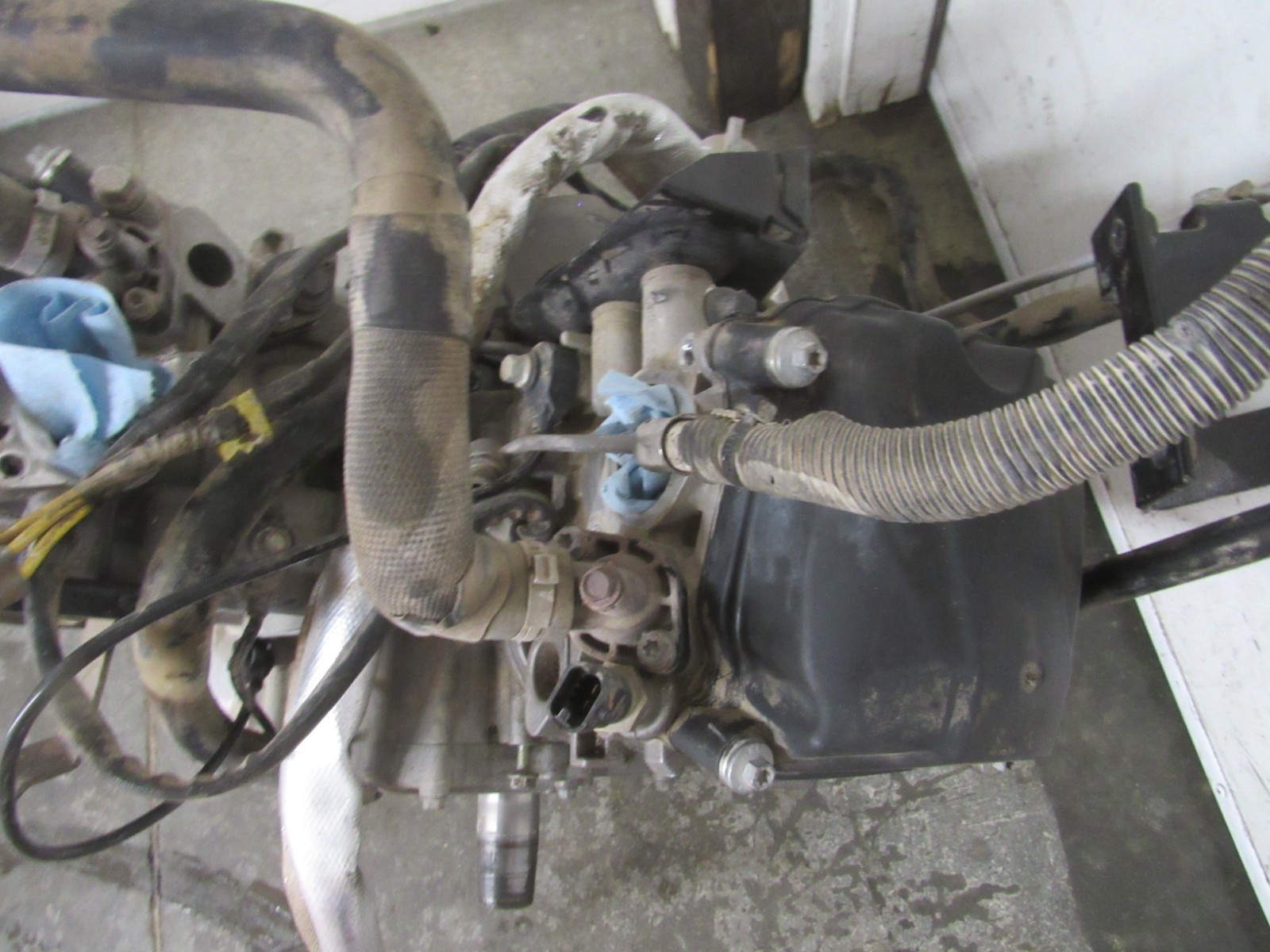 16 CAN-AM MAVERICK MAX 1000R TURBO ENGINE MOTOR CASES CRANK HEAD CAMS OEM #1008