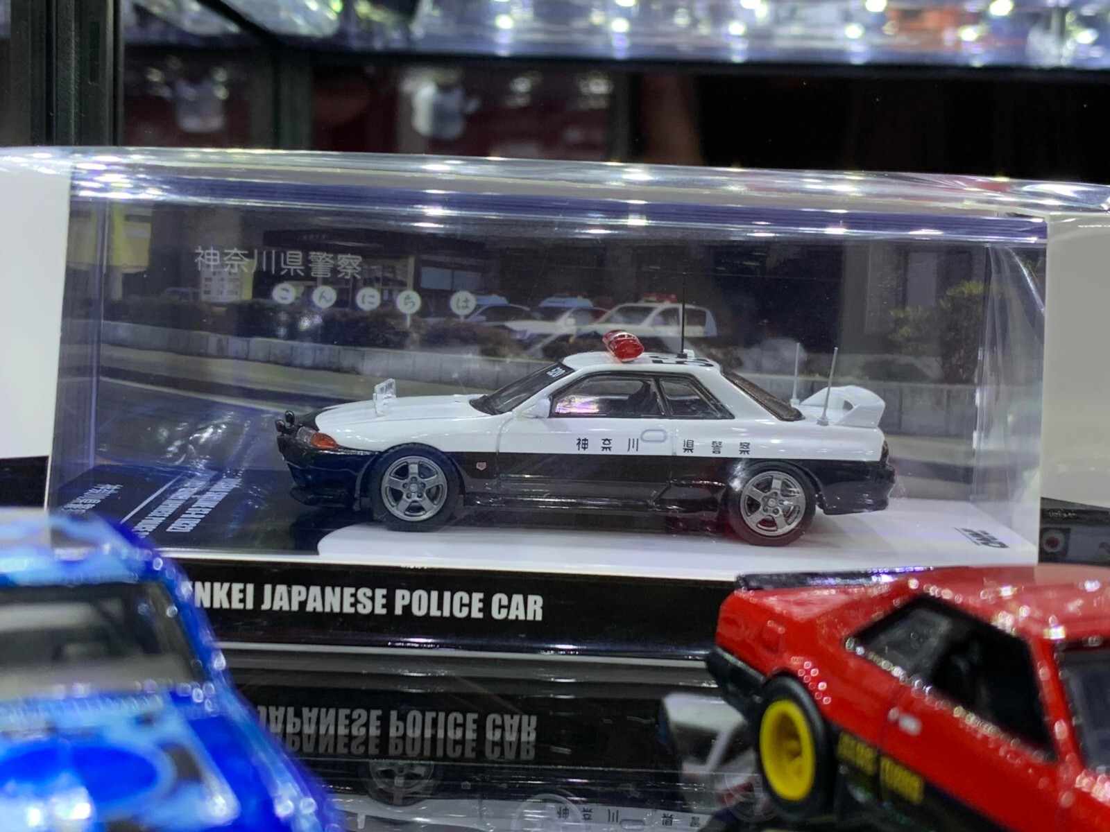 Car Display Case 4 Tier Acrylic LED Light 1/18 Model 1/24 Diecast 1/64 Cabinet