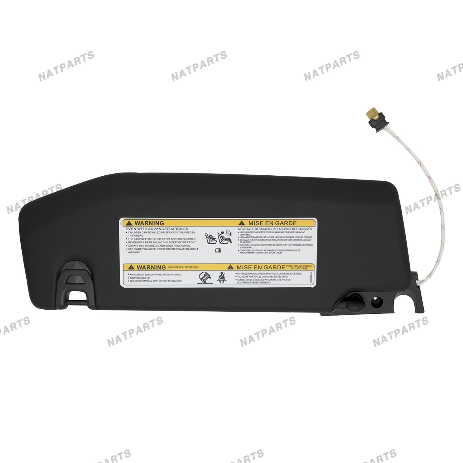 Pair Sun Visor W/ Light for18-23 JeepWrangler 20-23 JeepGladiator 6BR80TX7AQ