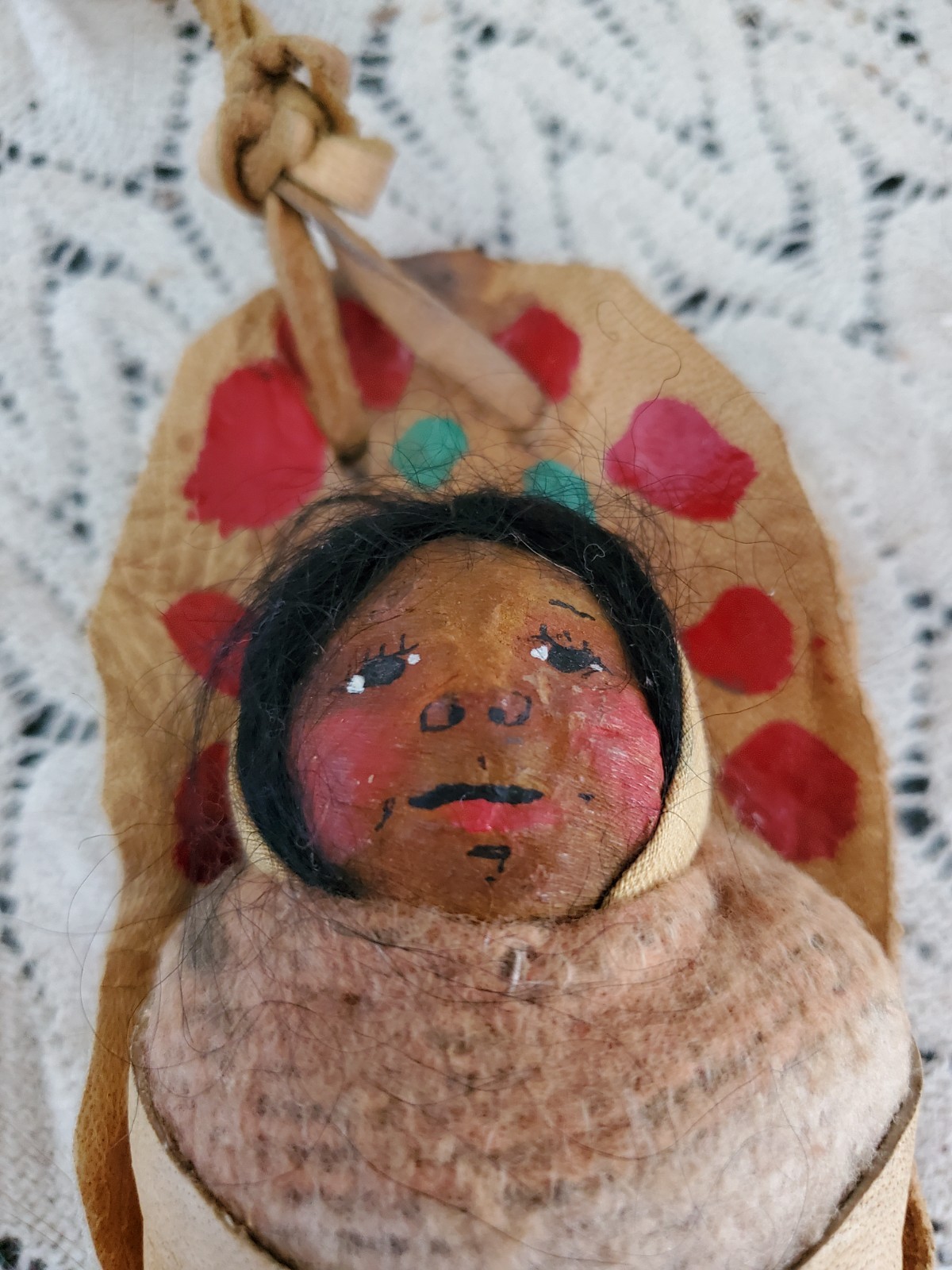Early Mary Frances Woods Native American Indian Doll Pre Skookum Papoose