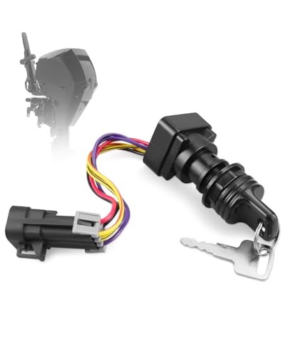 Ignition Switch with Key Fit for Mercury Marine Quicksilver Outboard Motor 3