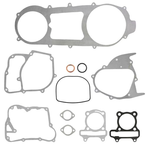 Mokuo GY6 200cc 170CC Complete Long Case Engine Gasket Kit Compatible with 61mm