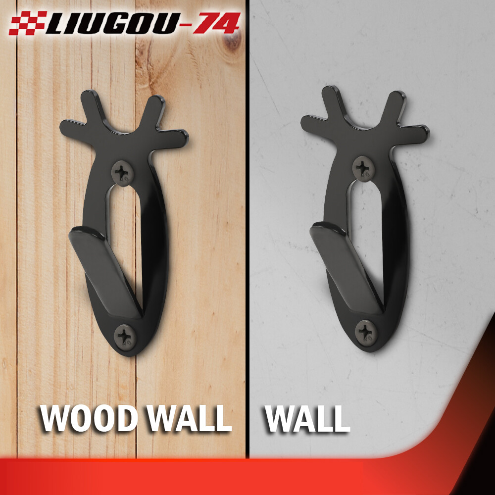 New Mount Wall Hanger Skull Hook Deer Antelope Antler Style 1/2/3/4/5/6Pcs