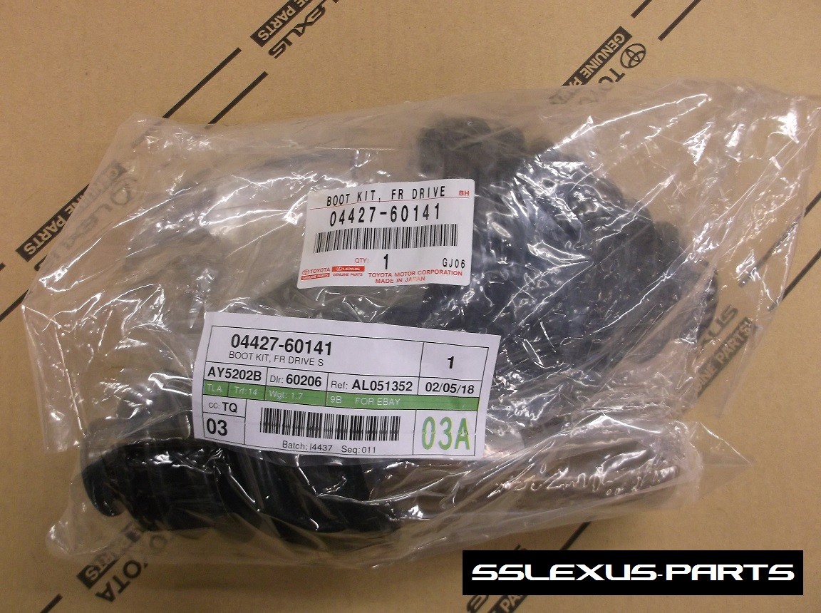 Lexus GX470 (2003-2009) OEM Genuine FRONT AXLE SHAFT CV BOOT KIT 04427-60141