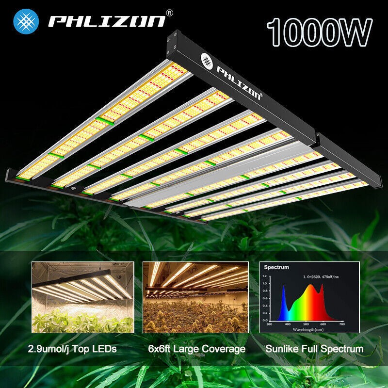 1000W Spider LED Grow Light Bars Full Spectrum for Indoor Plants Commercial Lamp