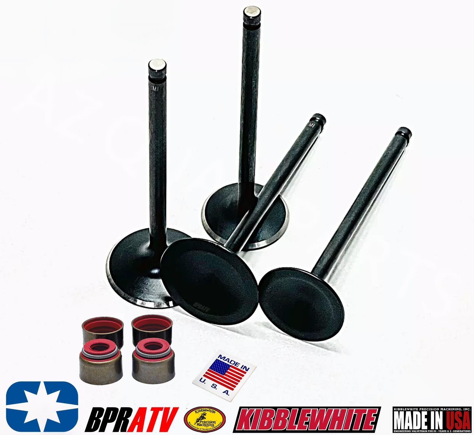 Polaris Predator 500 Kibblewhite Head Intake Exhaust Valves RED Seals 2003-2007