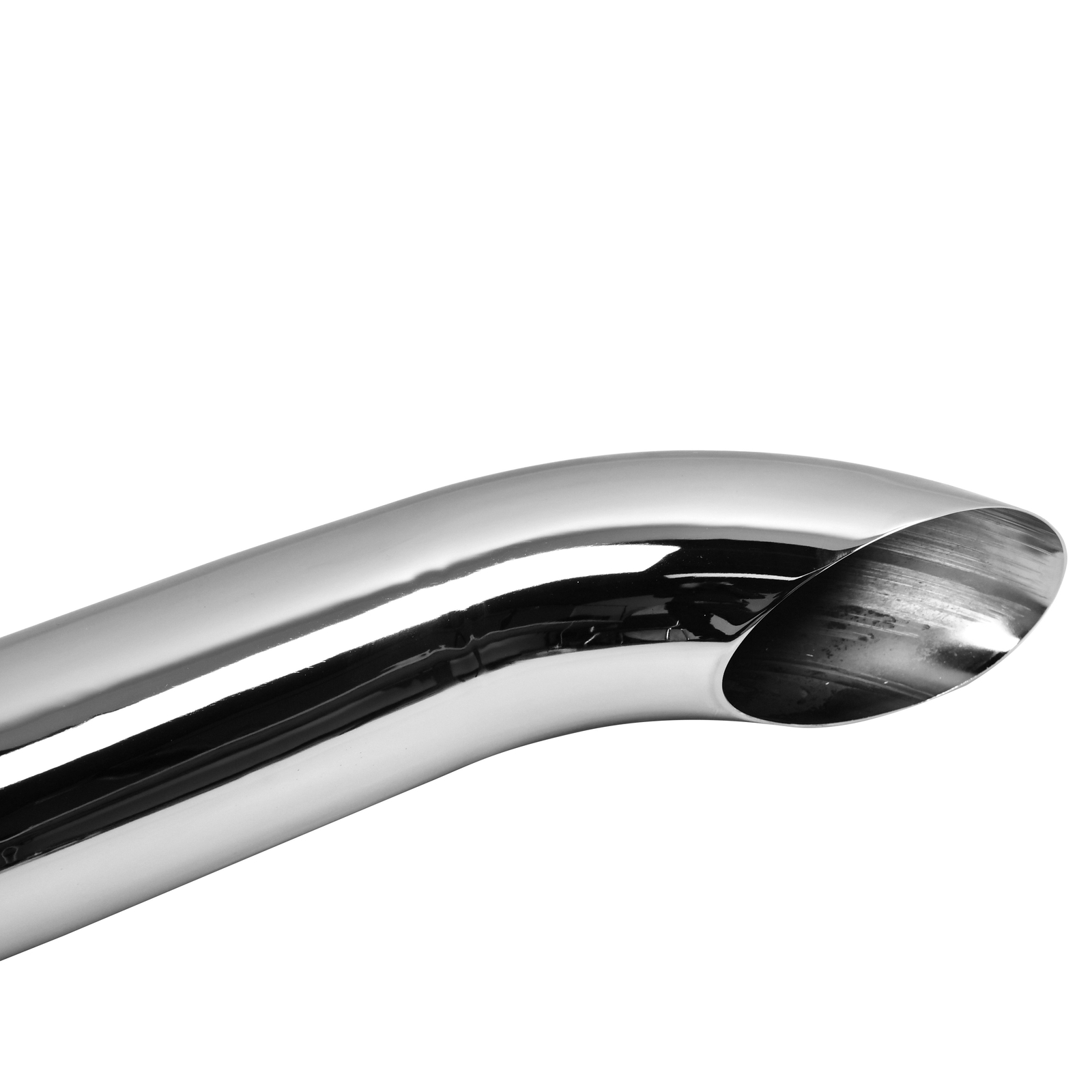 3"/4"/5" OD 36"/48"/60" Length Curved Stack Pipe Horn Exhaust Truck Tailpipe