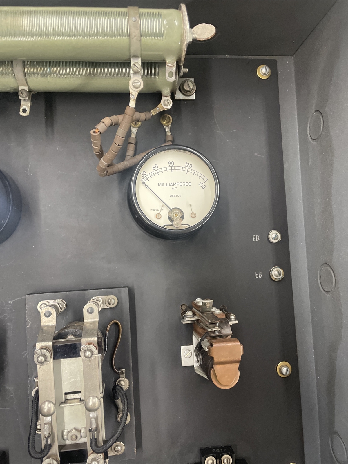 Vintage Retro Fire Alarm Signal Panel 4206 IBM Slate Back CLEAN! VERY RARE!