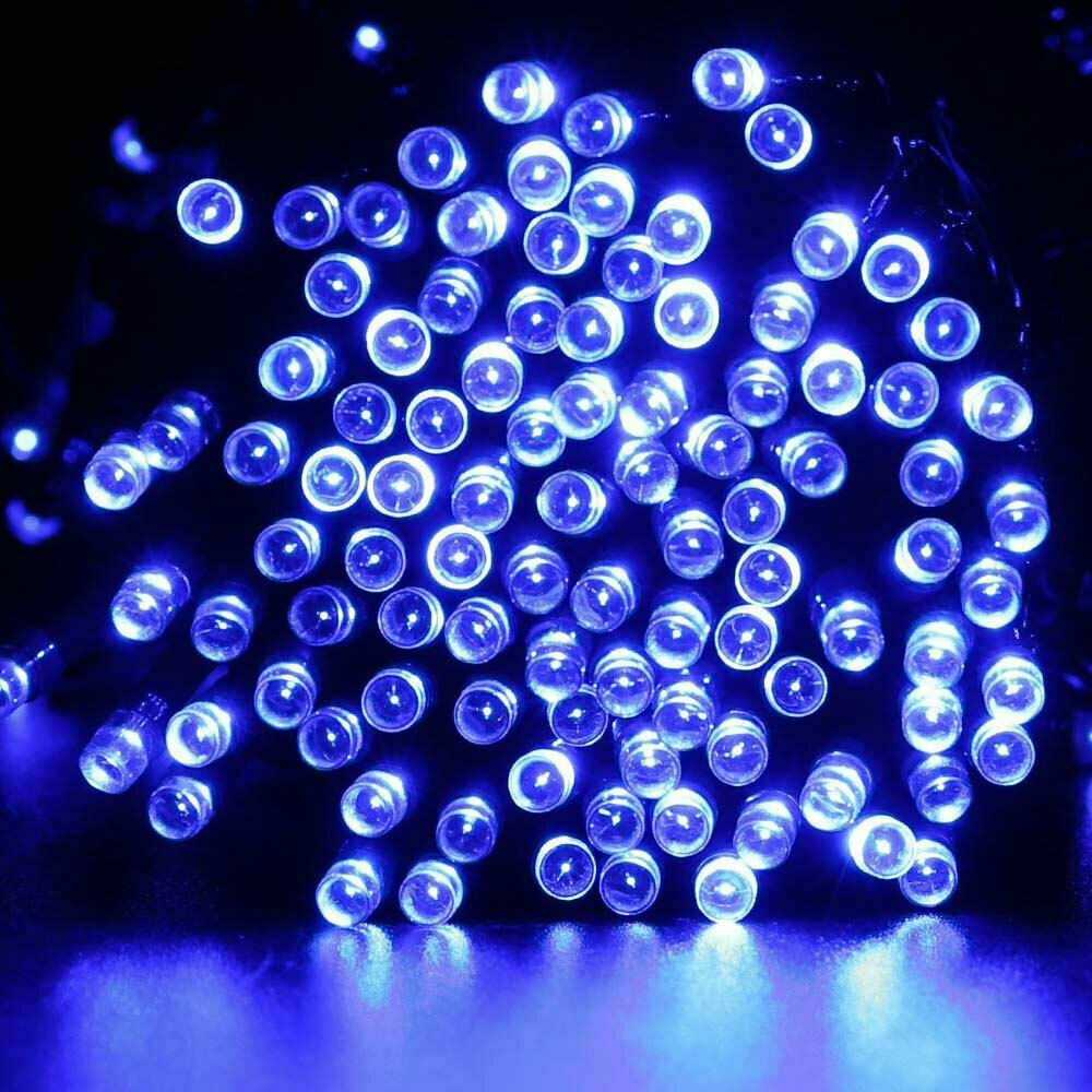 Solar String Lights Outdoor Waterproof Fairy Party Christmas Lamp Garden Decor