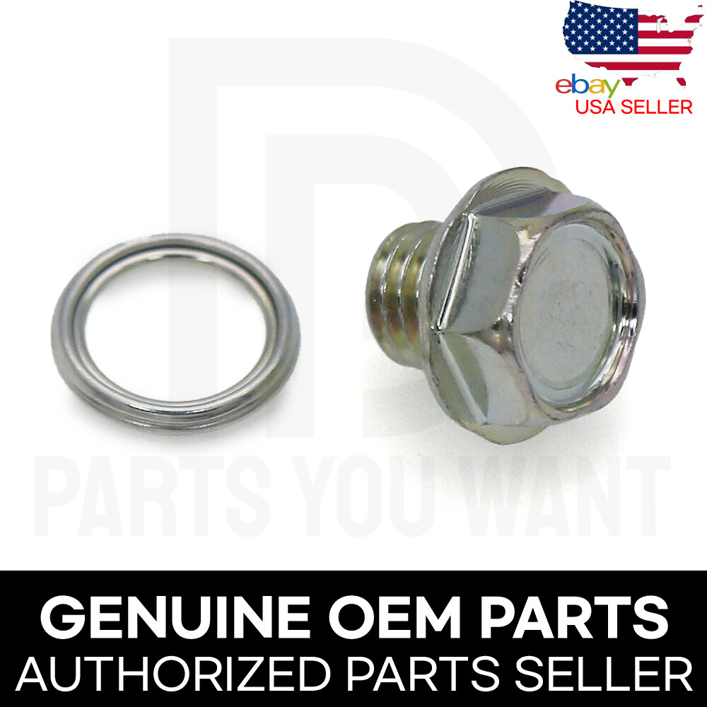 GENUINE Toyota Lexus OEM Transmission Drain Plug 90341-10011 Gasket 35178-30010