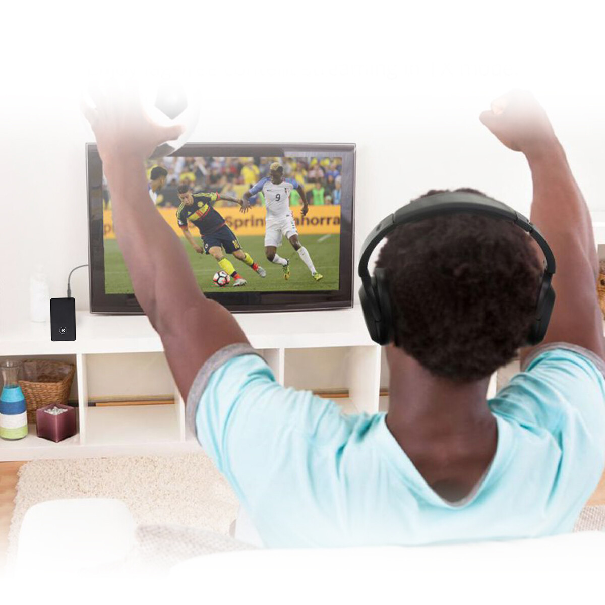 2-in-1 Bluetooth 5.0 Wireless Audio Aux 3.5mm Adapter Transmitter and Receiver