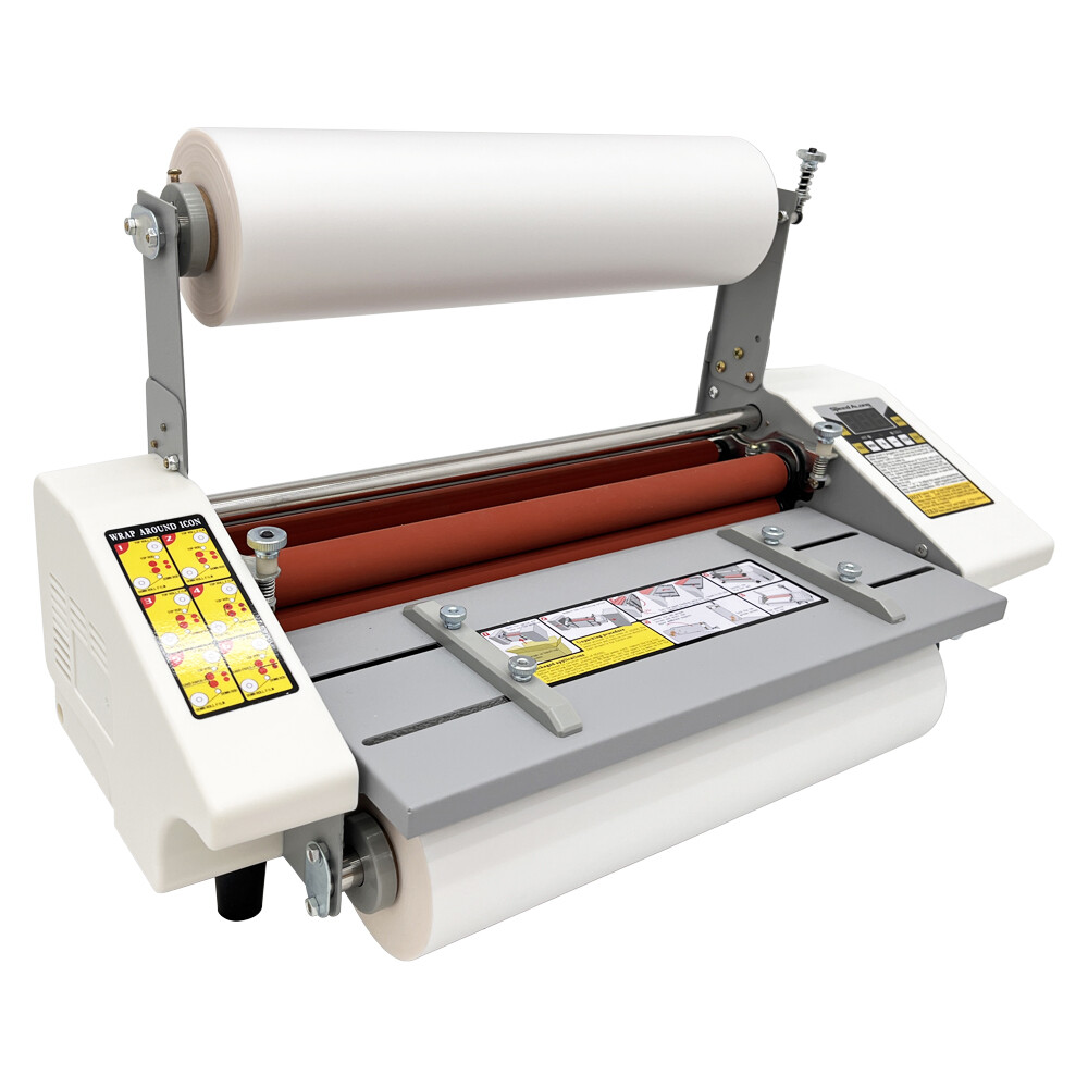 A3 High Speed Hot Cold Roll Laminator Doubel Sides Laminating Machine Office New