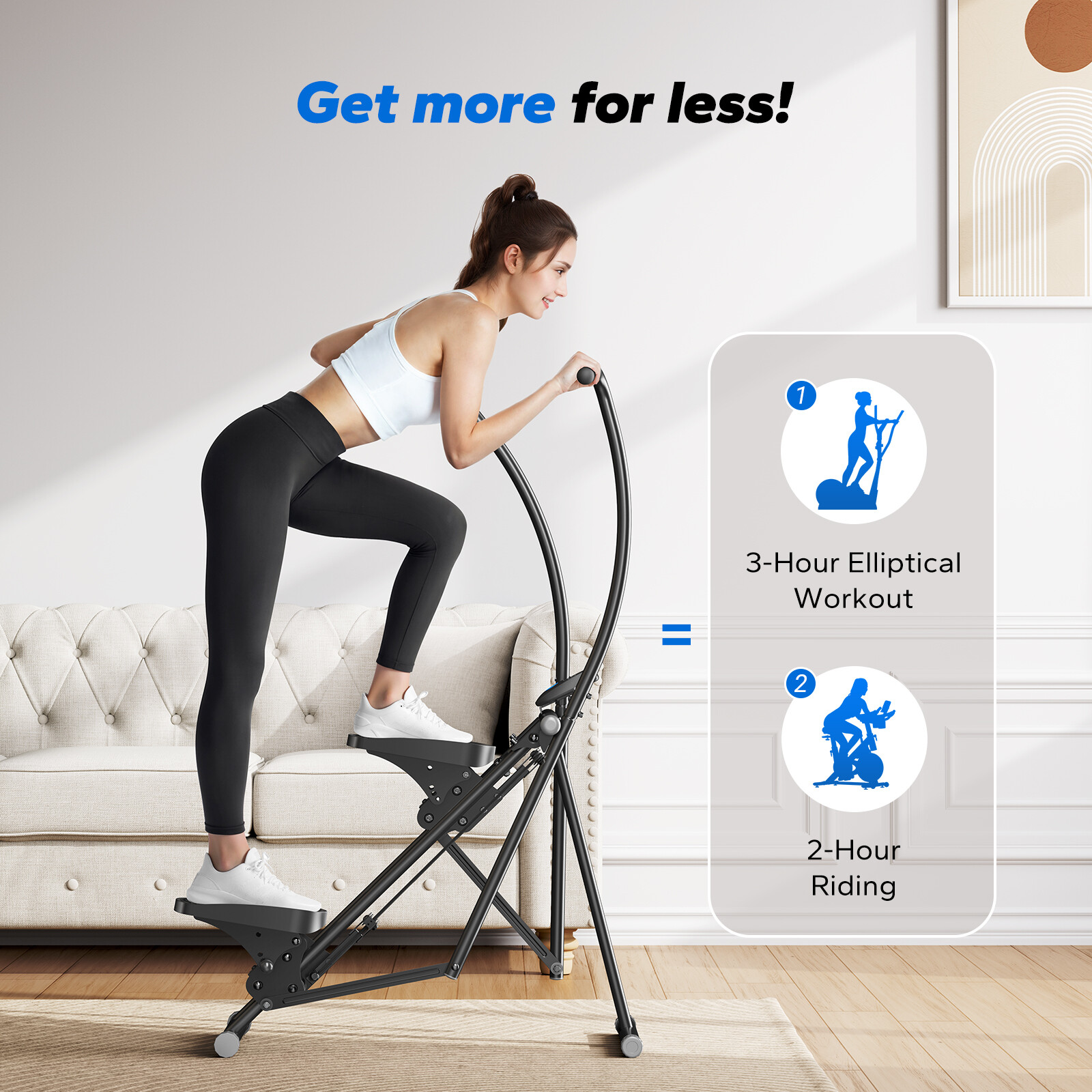 MERACH Stair Stepper Exercise Vertical Climber Machine for Fullbody Home Gym