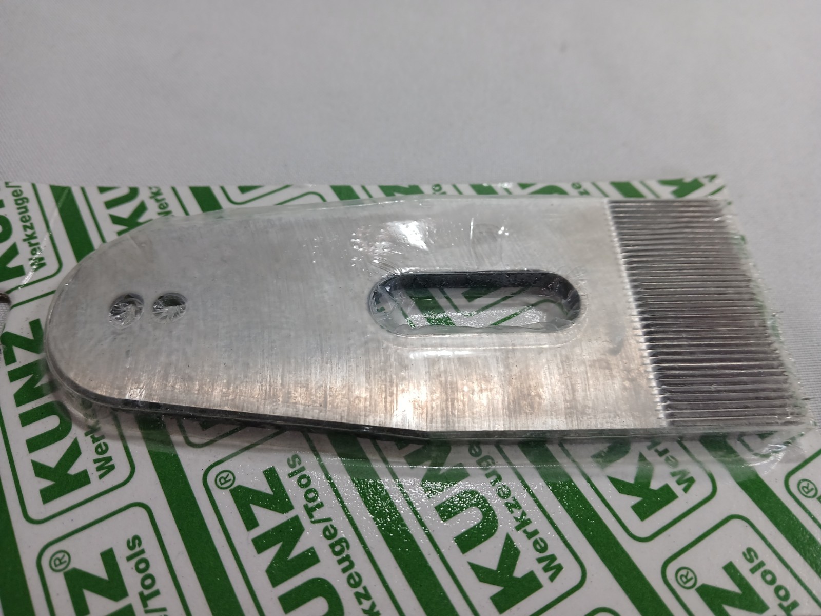 Vintage Rare KUNZ Toothed Blade for KUNZ Plus no.62 Jack Plane. New,Old Stock