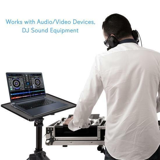 New Pyle-Pro Pro DJ Laptop Tripod Adjustable Stand For Notebook Computer PLPTS2