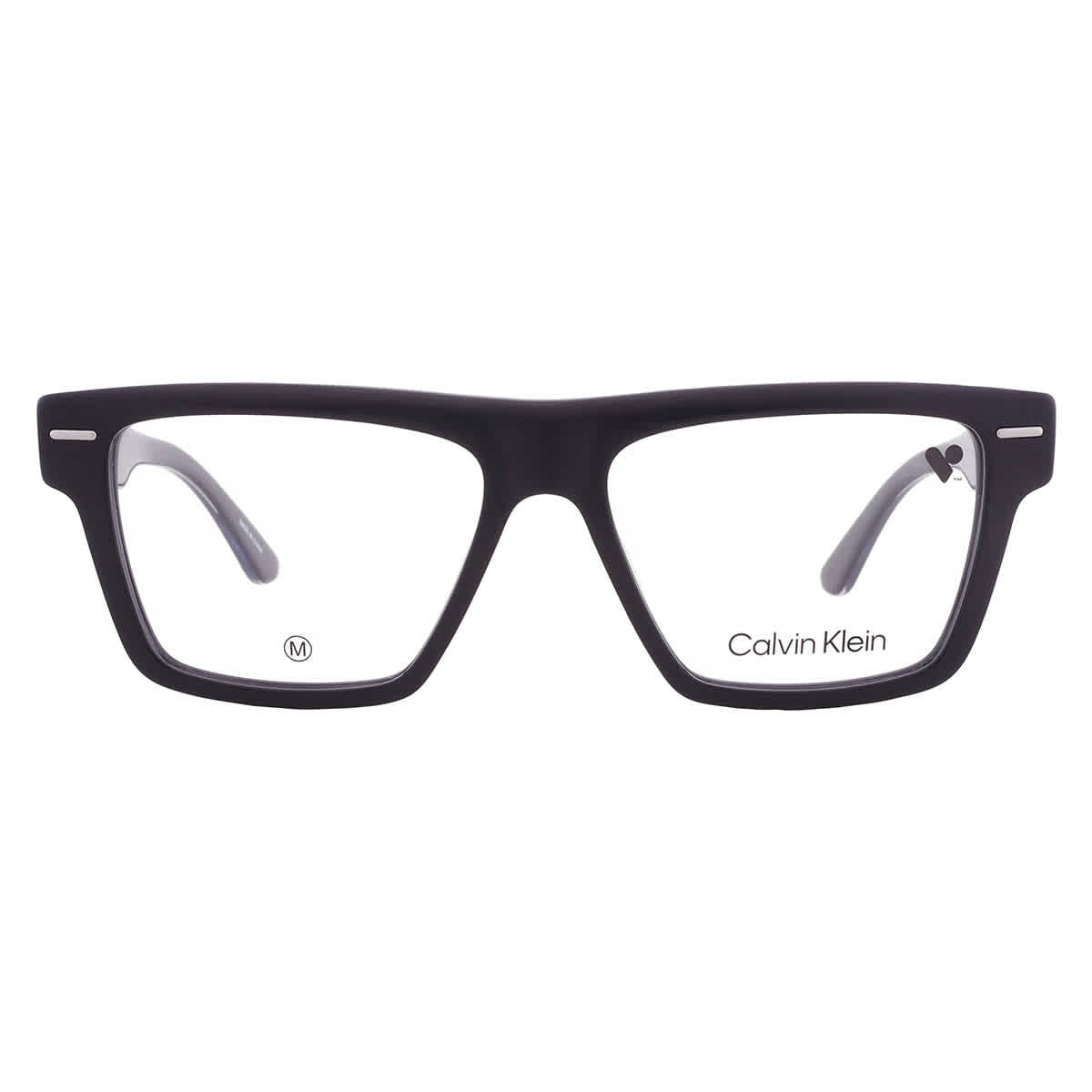 Calvin Klein Demo Square Unisex Eyeglasses CK23522 001 53 CK23522 001 53
