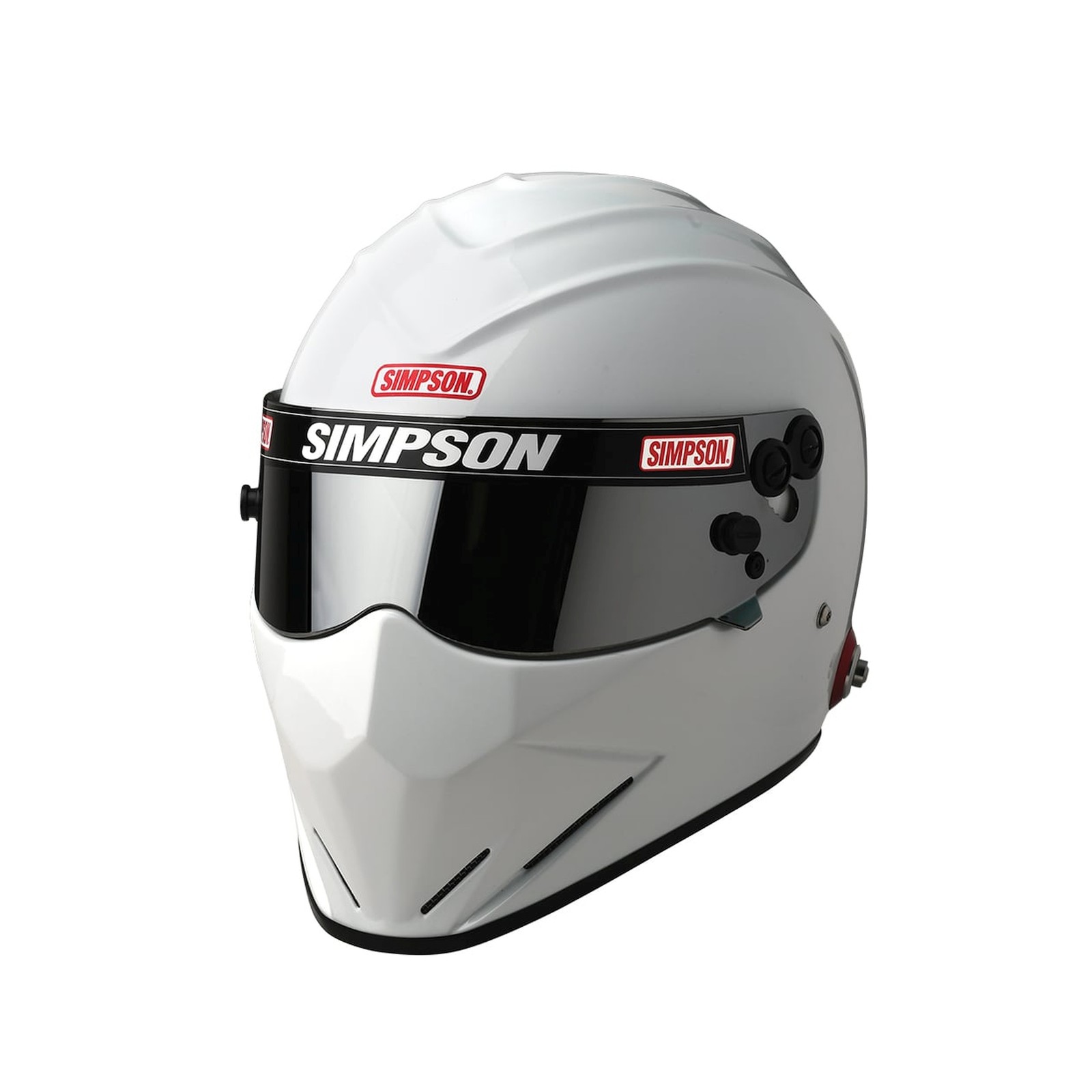 Simpson Racing 7297341 SA2020 Diamondback Racing Helmet 7-3/4 White