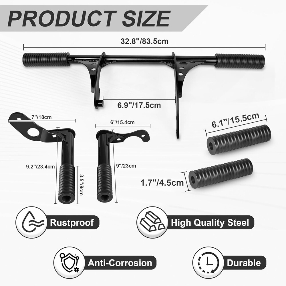 For Harley Softail Front & Rear Engine Guard Crash Bar Low Rider StreetBob 18-25