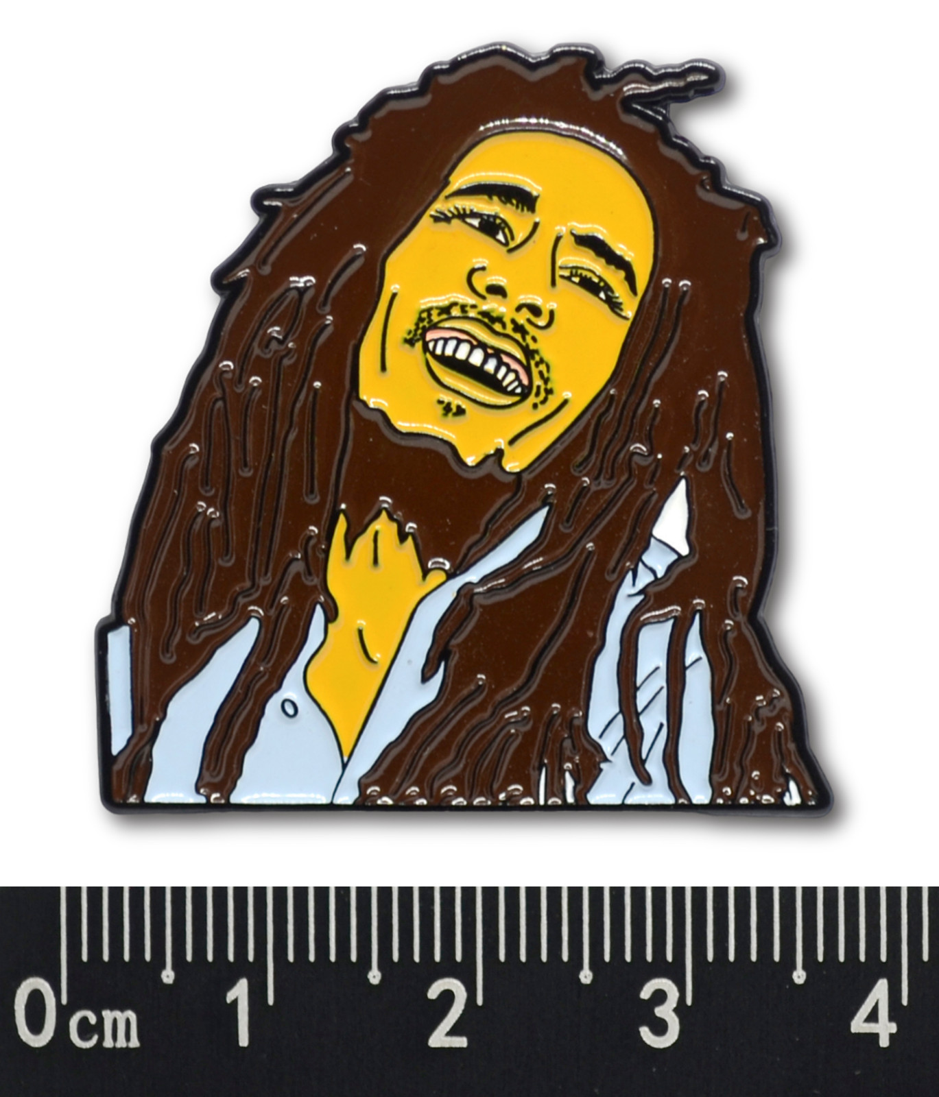 Bob Marley One Love Soft Enamel Pin Lapel Brooch Music Reggae Collectible