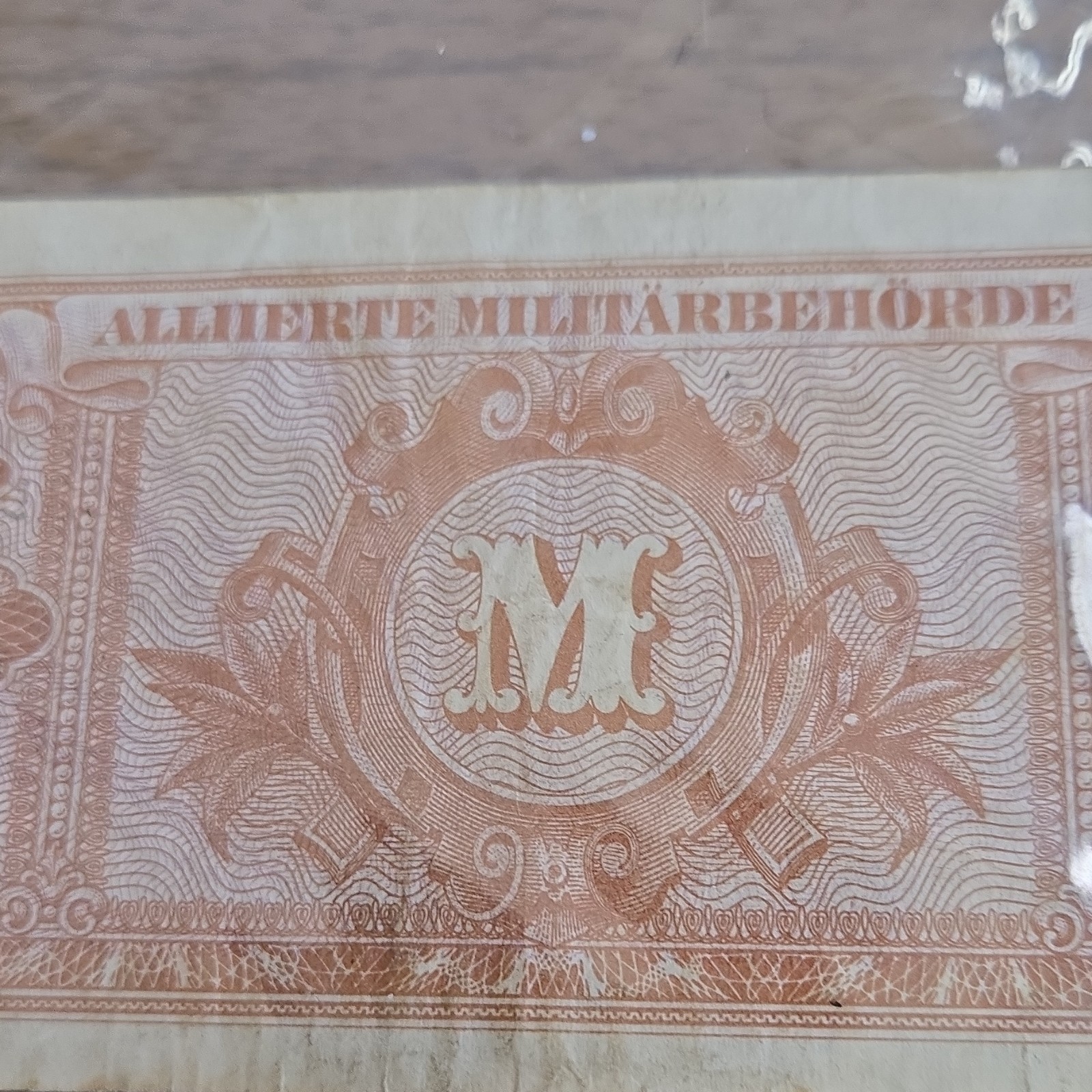 Allied Military Authority 20 Mark Military Currency Germany 1944 Banknote