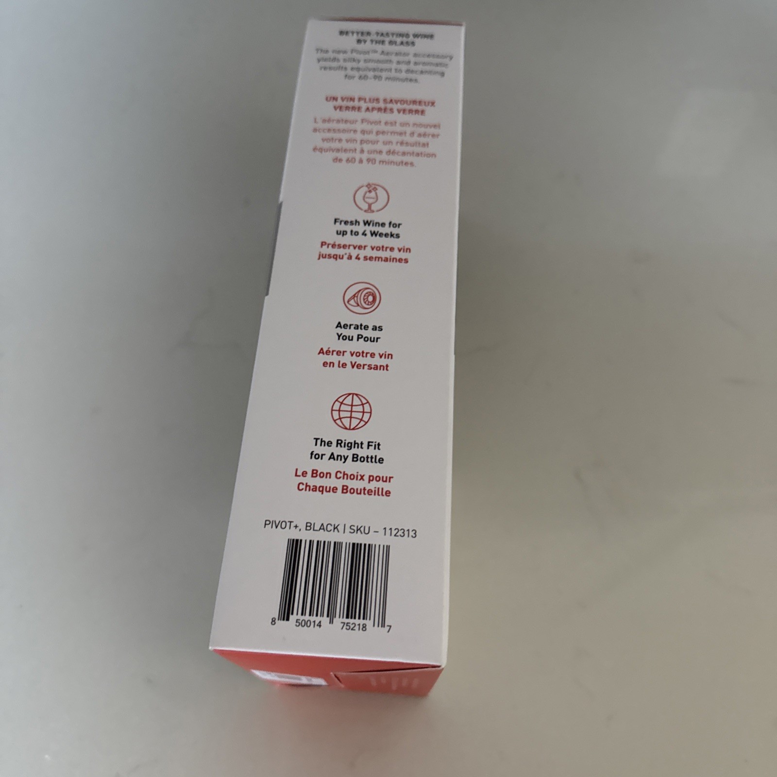 Coravin Pivot+ Wine Preservation System w/ Aerator Black BRAND NEW IN BOX 112313