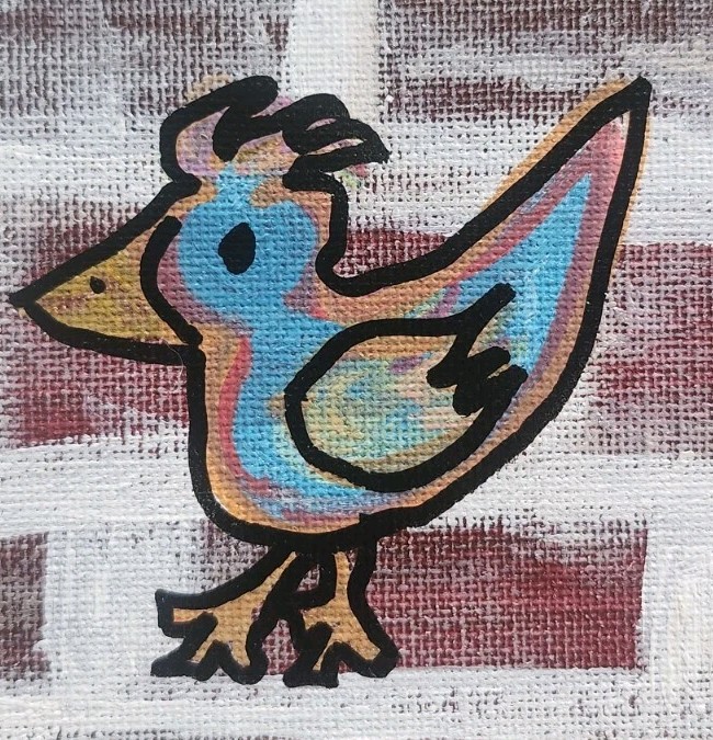 Every Little Thing Is Gonna Be Alright | 11x14 Acrylic Painting Three Birds