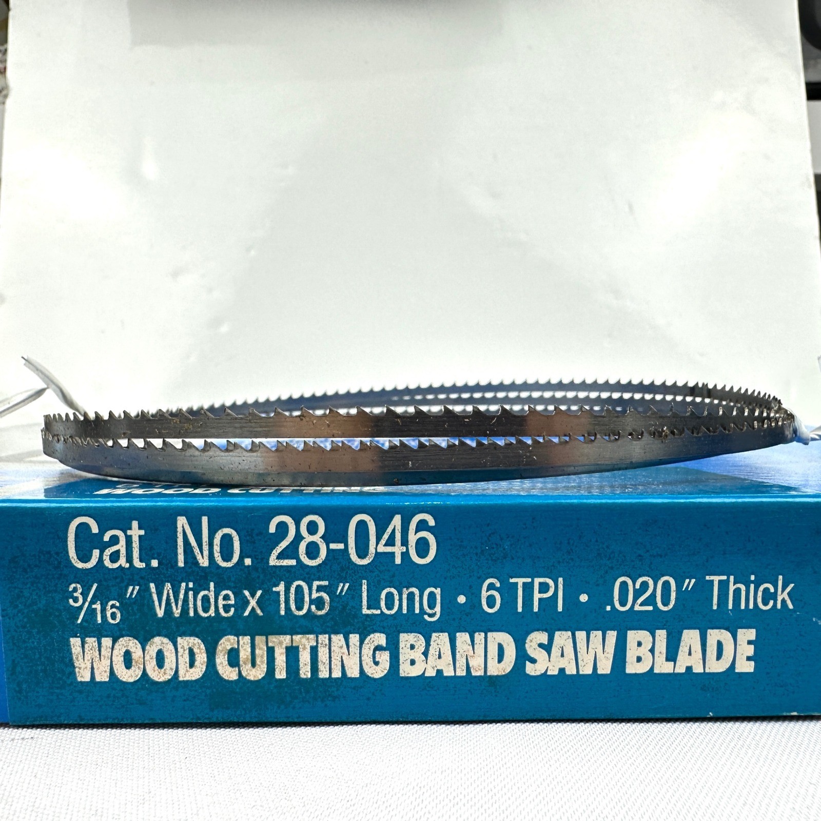 Delta 28-049 Band Saw Blade 3/16" x .020" 10 TPI 105" NOS Wood Cutting USA