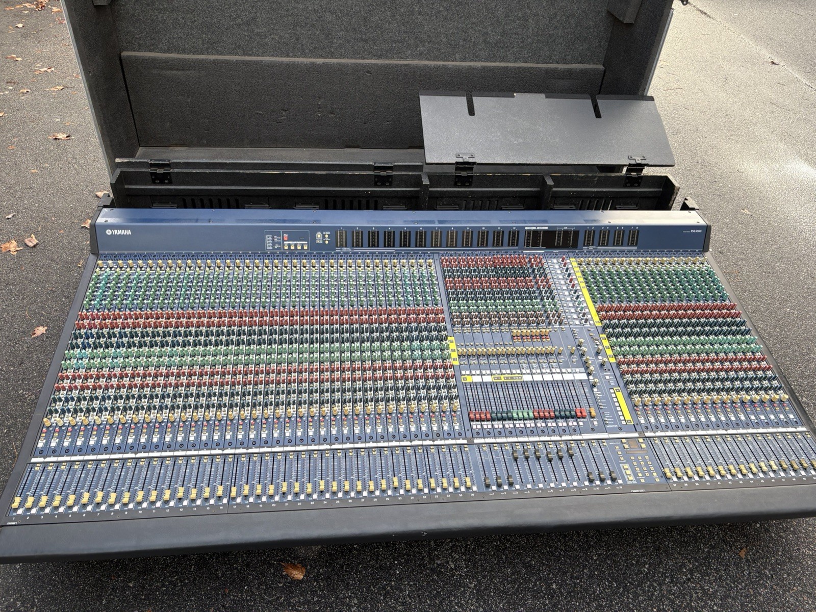 Yamaha PM-5000 52 Channel Analog Console W/ PSU and Tour Case