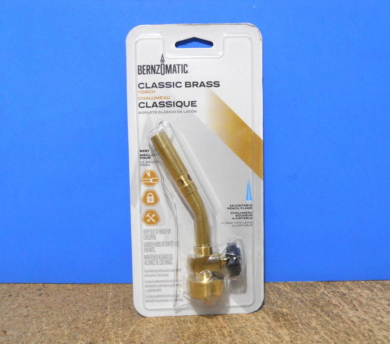 Bernzomatic Classic Brass Pencil Flame Propane Torch Head UL2317