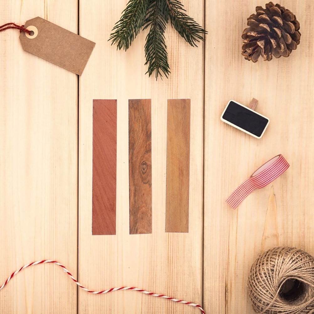 6Pcs Textured Wood Board for DIY Crafts and Garden Bench Replacement