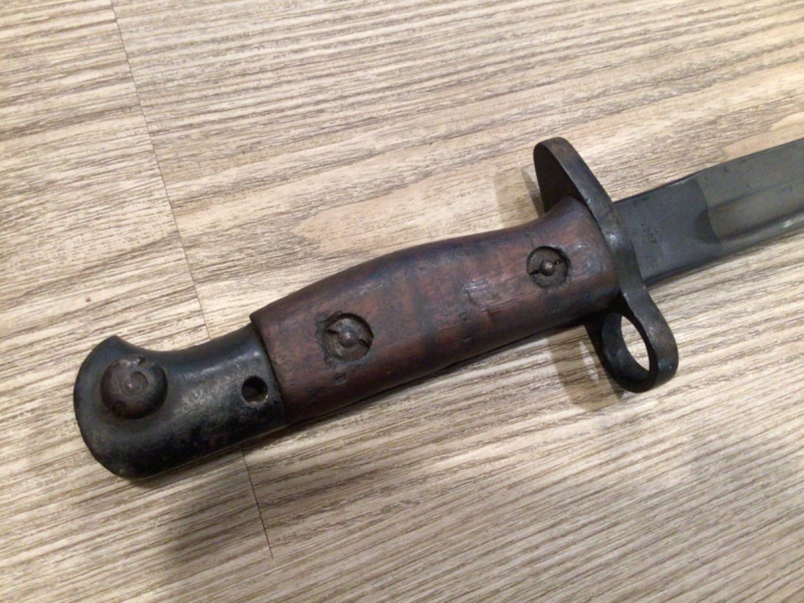 Superb WW1 British 1907 Mk1 Bayonet ~ Anderson Maker Marked Looks Un-Issued