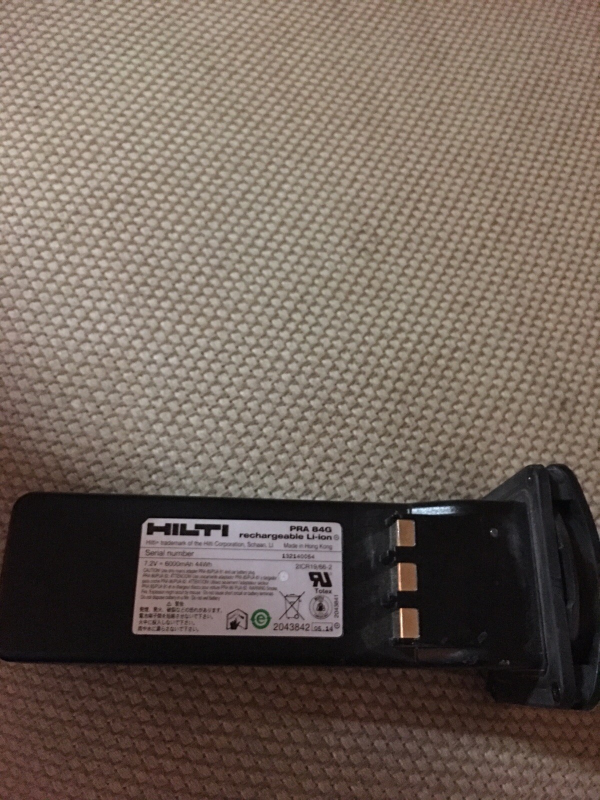 HILTI PRA 84 G BATTERY FOR PRI 36 PRA 84G PRI36 PRE 3 PR 2-HS 35 PR 30-HVS