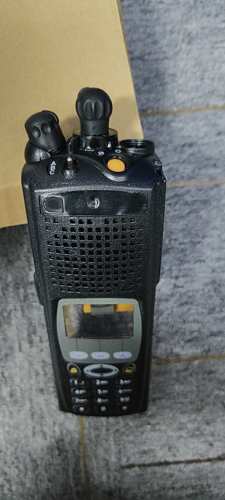 Black Replacement Front Housing Case For XTS5000 Model 3 Radio with Speaker