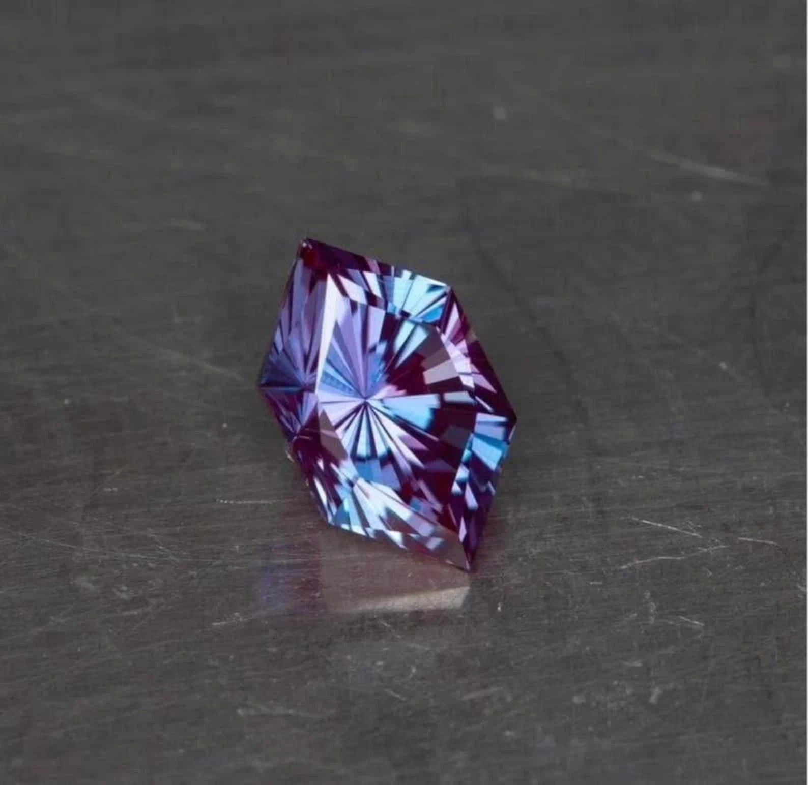 Certified 15 Ct+ Natural Alexandrite Color Change Fancy Cut Loose Gemstone