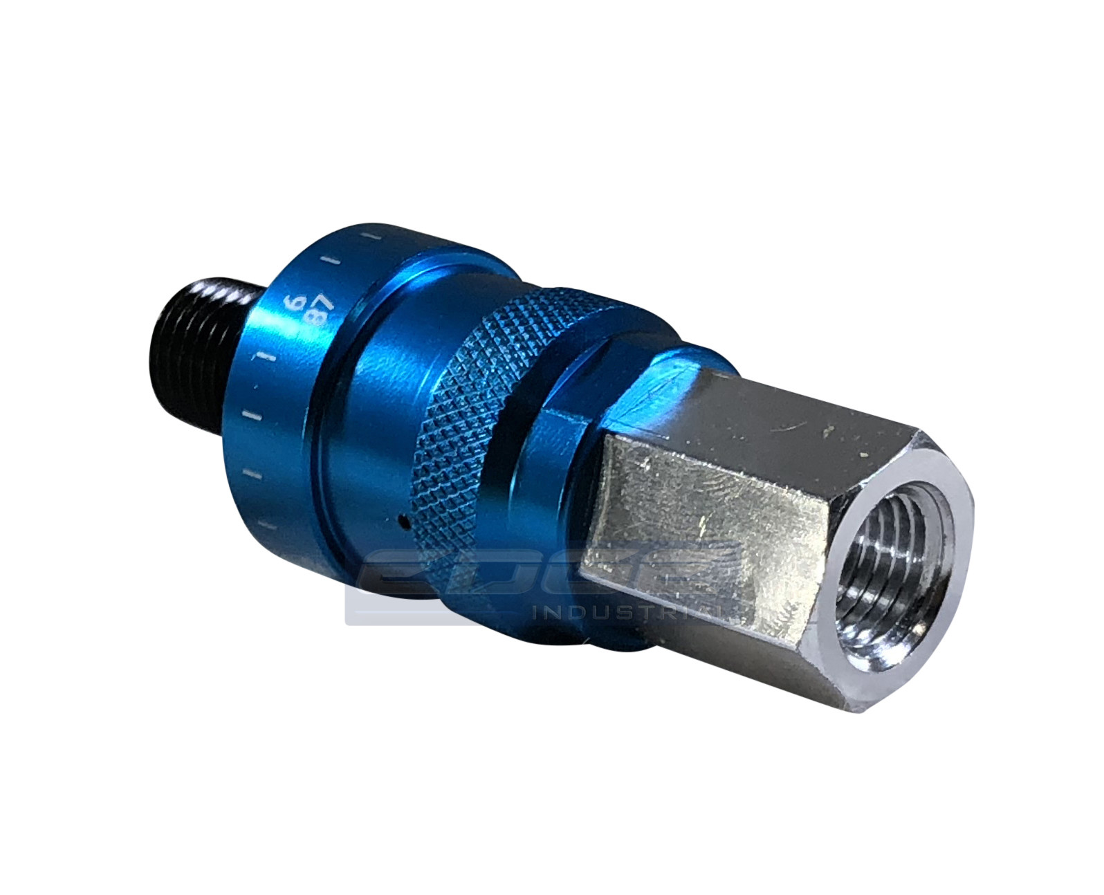 ADJUSTABLE IN LINE PRESSURE REGULATOR FOR PNEUMATIC AIR TOOL,70-120PSI, 1/4 NPT