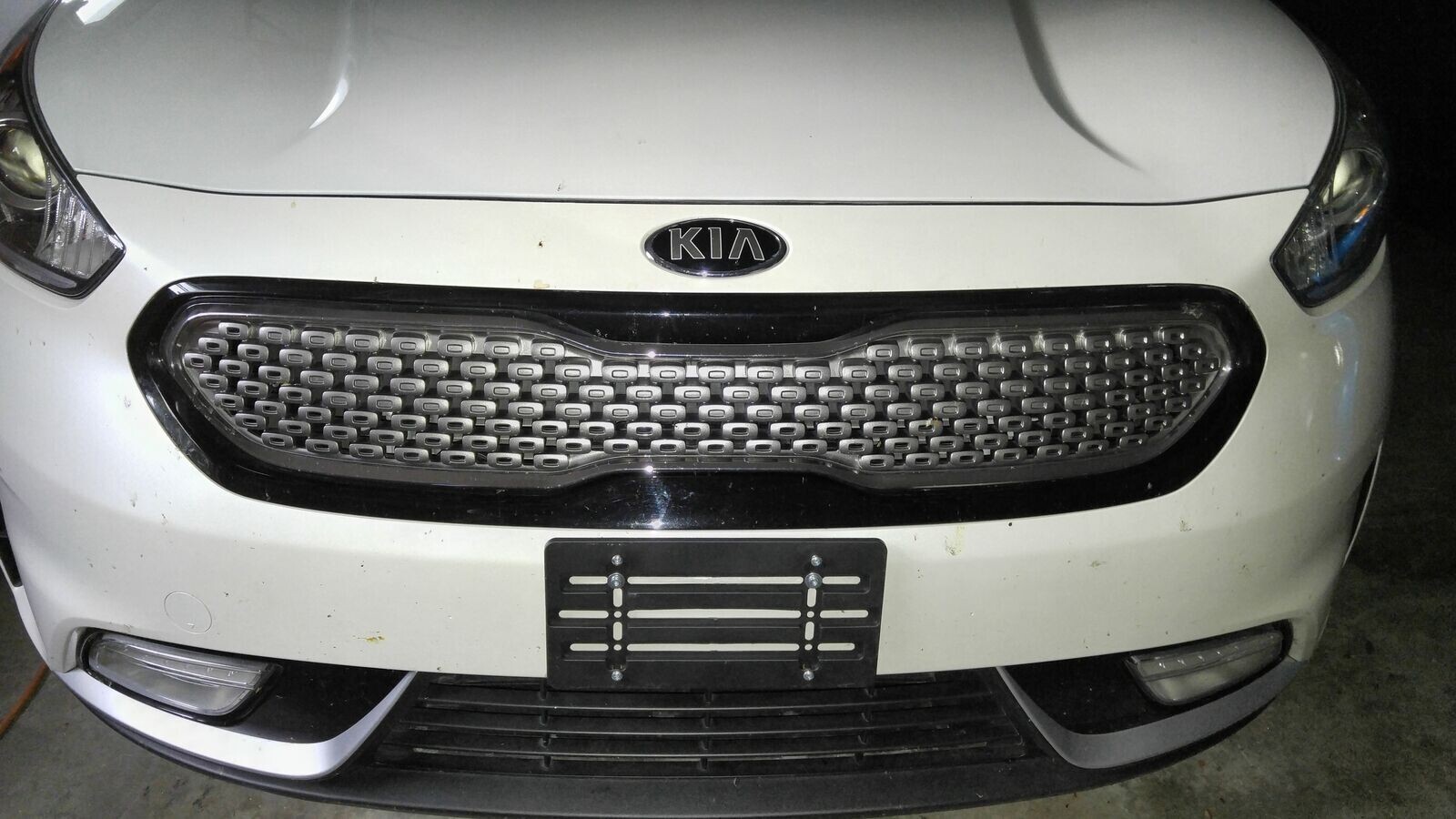 Universal License Plate Tag Holder Mounting Relocator Adapter Bumper Kit Bracket