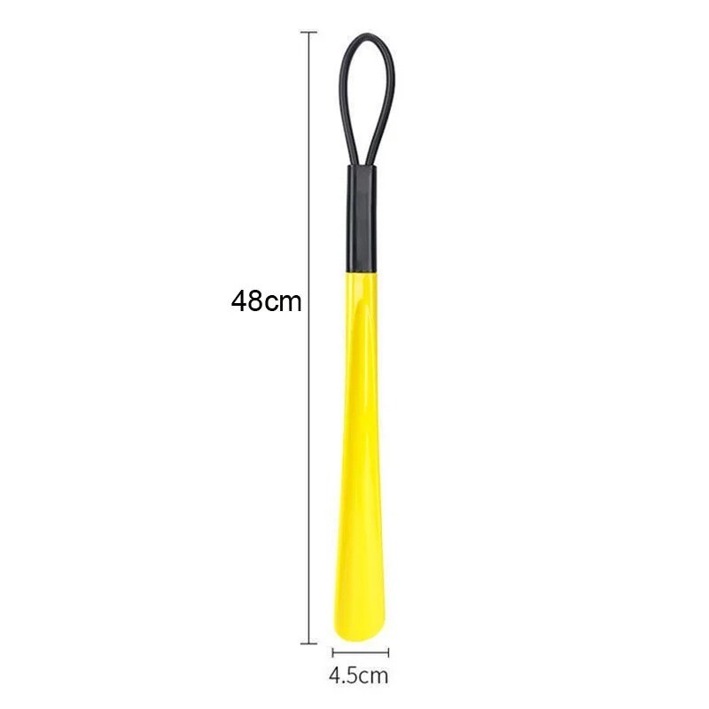 1pc Extra long flexible plastic shoe horns do not require bending durable shoe s