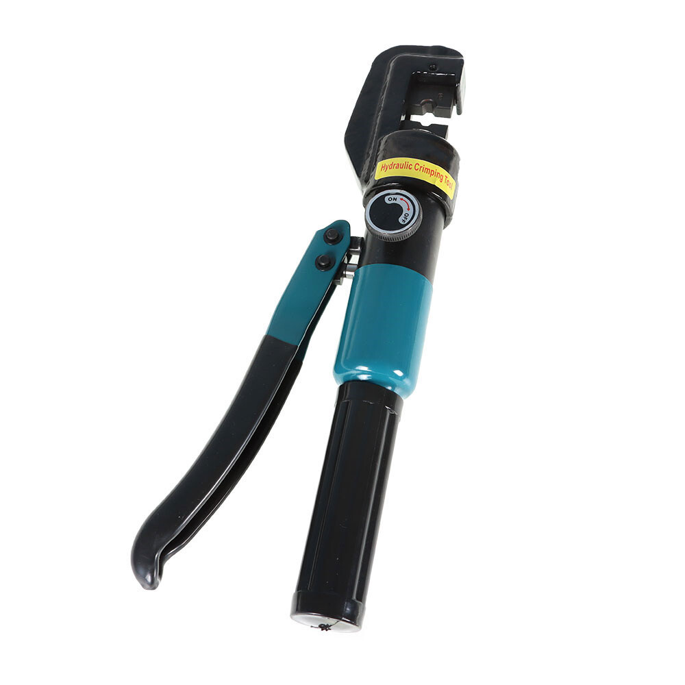 10T Hydraulic Crimper Crimping Tool Wire Battery Cable Lug Terminal W/ 9 Dies