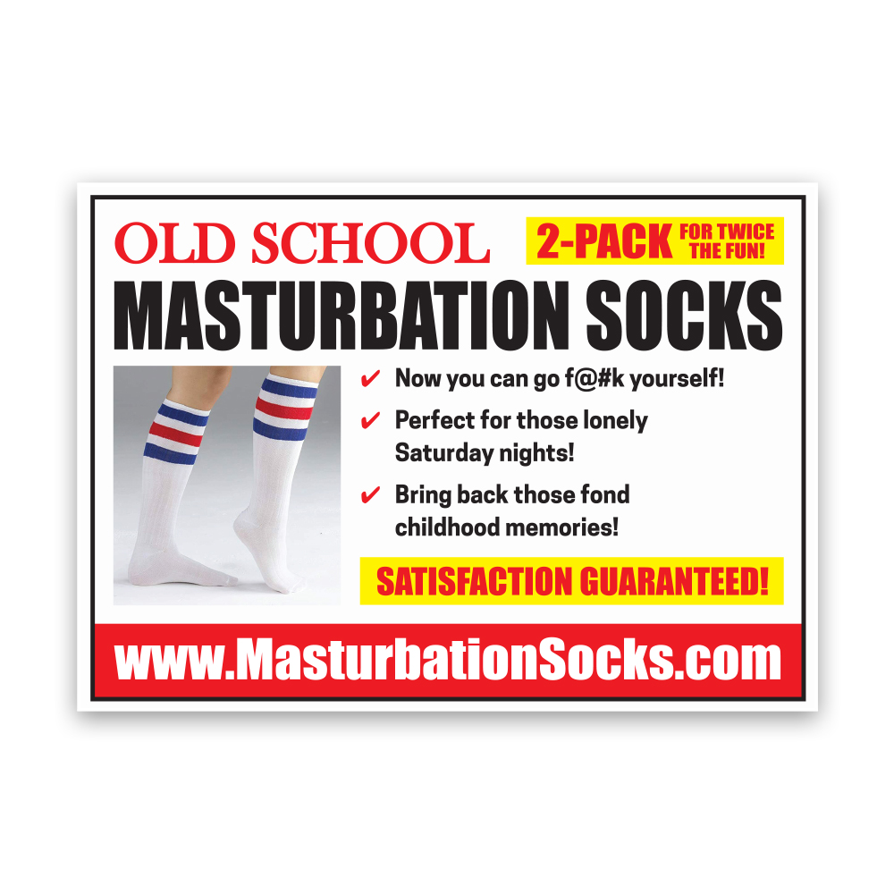 Old School Prank Product Socks, Pranks Practical Jokes Revenge (100% Anonymous)