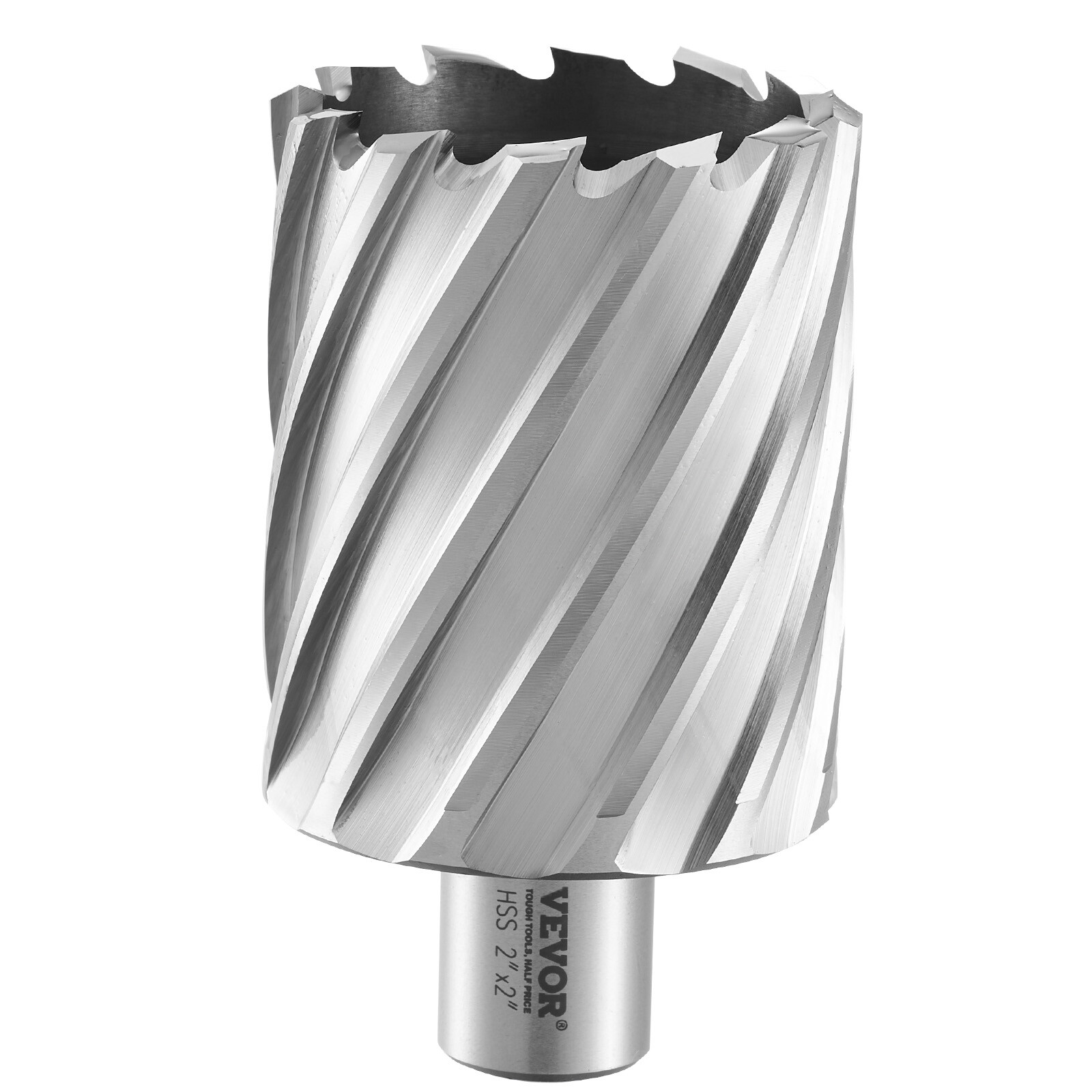 VEVOR Annular Cutter Set HSS Magnetic Drill Bits 6 PCS Weldon Shank 2" Depth