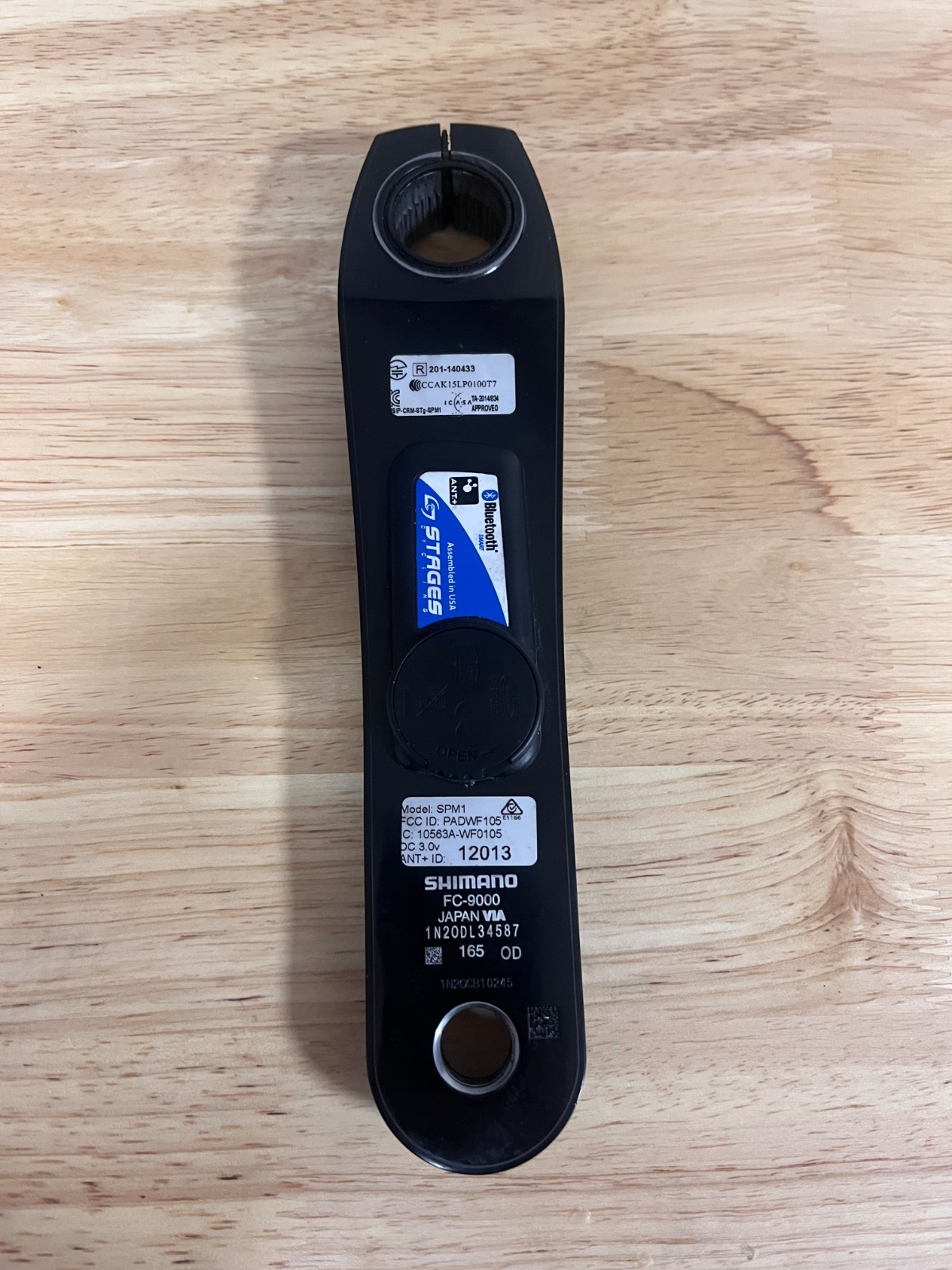 Stages Shimano Dura-Ace FC-9000 LEFT-SIDED Power Meter for ROAD Gravel Bikes