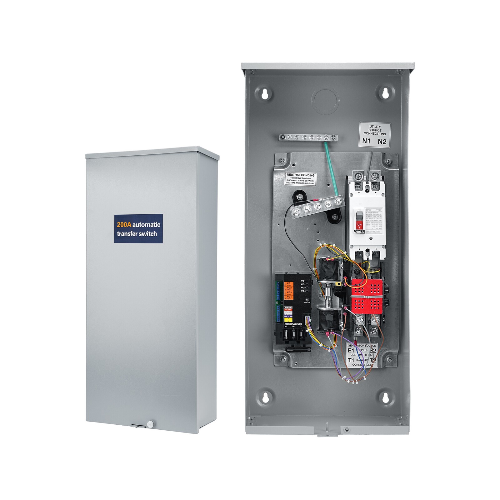 Upgrade 200-AMP Automatic Whole House Transfer Switch