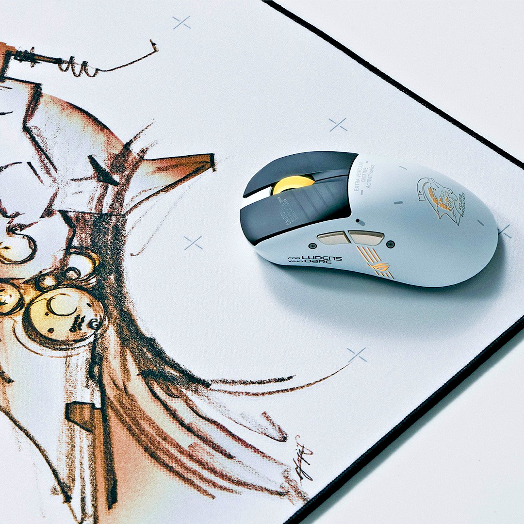 ASUS ROG x KOJIMA PRODUCTIONS Limited Ludens Edition Scabbard II Gaming Desk Pad